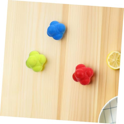 Happyyami 6Pcs Hexagon Reaction Speed Training Balls for Adults Enhance Hand Eye Coordination and Reflexes Durable Agility Balls for Sports and Fitness Versatile Indoor Training