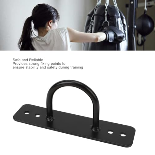 Battle Rope Anchor, Wall Ceiling Mount Bracket for Suspension Strap Iron Construction 300kg Capacity for Fitness Boxing Equipment