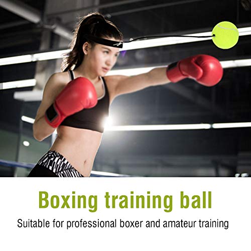 Zerone Boxing Reflex Ball, Boxing Ball with Headband Punching Balls Equipment for Focus, Speed, Punching Speed, Fight Hand Eye Coordination Training