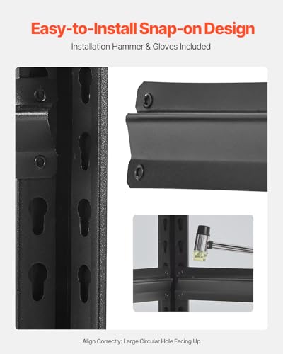 VEVOR Storage Shelves, 2000 lbs, 5 Tier Garage Storage Shelving, 16" D x 32" W x 63" H Adjustable Metal Shelves for Garage Shelves Utility Rack Shelf, Ideal for Kitchen, Warehouse, Basement, Black - size: 16" D x 32" W x 63" H