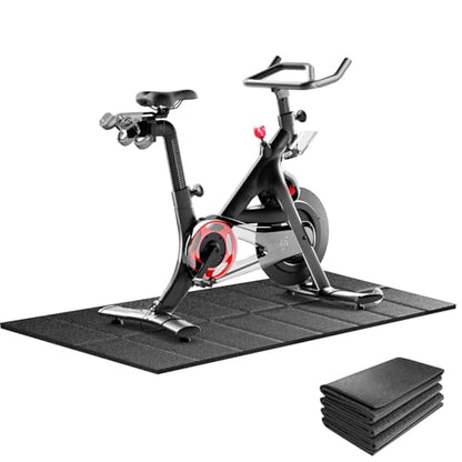 Exercise Bike Mat, Compatible with Peloton Bikes, 63"x30", Bike Trainer Mats, Mat for Indoor Stationary Spin Bikes Treadmill Walking Pad on Hardwood Floor Carpet Protector