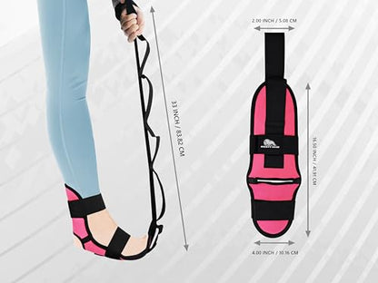 Foot and calf stretcher for planter fasciitis, Heel Spurs, Foot Drop, Achilles Tendinitis, Hamstring Strains, and Calf Muscle Stretching