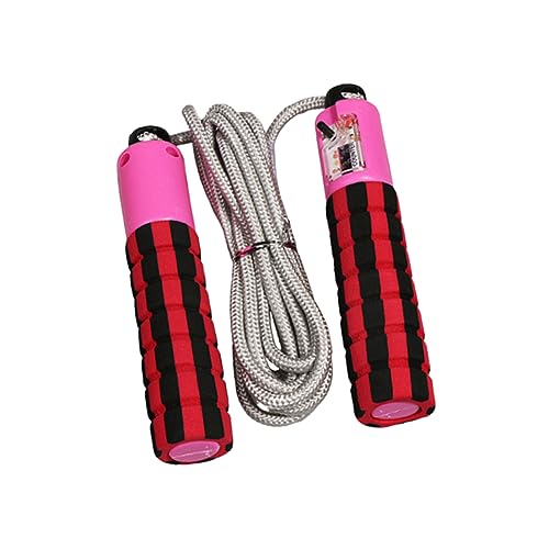 Abaodam 1Pc Automatic Counting Jump Rope for Adults Comfortable Grip for Fitness Training and Workouts Random Color Skipping Rope with Digital Counter
