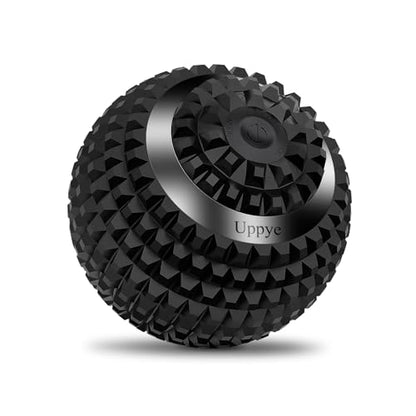 Vibrating Ball Massager, 4-Speed High-Intensity Fitness Lacrosse Ball, Mobility Ball for Workout Recovery, Deep Tissue Massager for Pain Relief and Trigger Point Treatment (Black) - color: Black