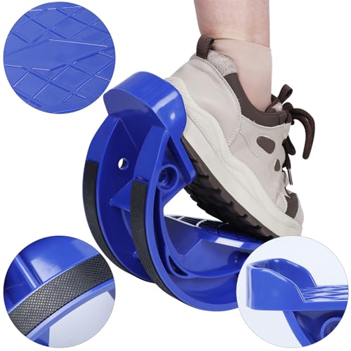 Foot Stretcher, Calf Stretcher for Plantar Fasciitis, Non-slip Stretching Foot Rocker for Home Office (Blue)
