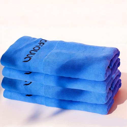 Unisex Sports Towels (Set of 2) Upgraded Version-Ultra-Soft Premium Quality100% Cotton Sweat-Absorbing Towels Ideal for Workouts, Workout Towels，Gym Towels Sessions, & Hiking Trips!