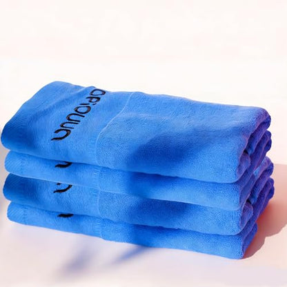 Unisex Sports Towels (Set of 2) Upgraded Version-Ultra-Soft Premium Quality100% Cotton Sweat-Absorbing Towels Ideal for Workouts, Workout Towels，Gym Towels Sessions, & Hiking Trips!