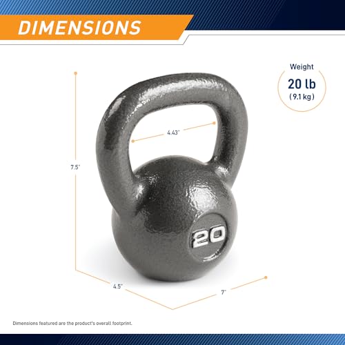 Marcy Hammertone Kettle Bells - 10 to 55 lbs. HKB Workout Weights - style: 20 lb