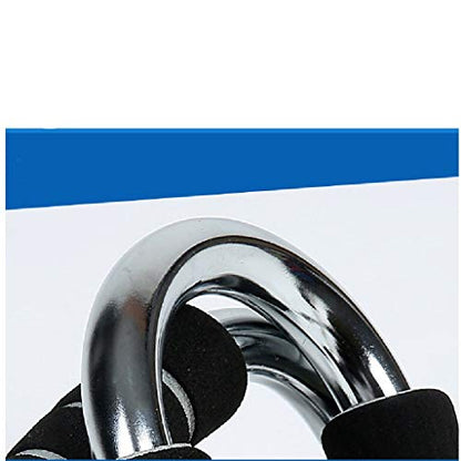 Metal Push Up Bracket- Bars - Strong Chrome Steel Pushup Stands with Comfortable Foam Grip,Sturdy and Less Wrist Strain