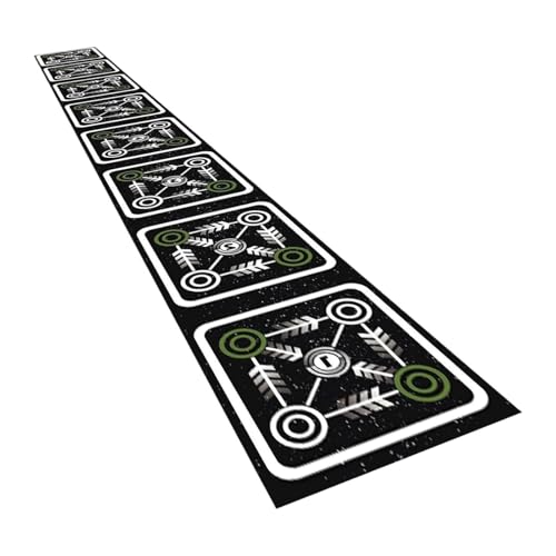 Colaxi Agility Ladder Mat Pad Footwork Practice Foldable Soccer Nonslip Speed Training Equipment for Coordination Balance