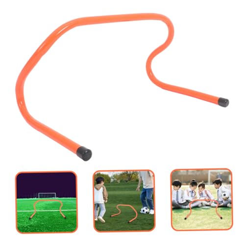 Toyvian 4pcs Plastic Speed Training Hurdles 15cm Agility Sports Hurdles for Football Soccer Track Footwork Ladder Training Equipment for Youth Outdoor Practice