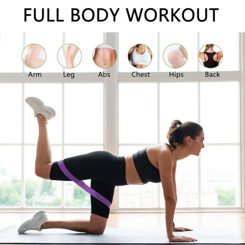 Yoga Knee Support Pad for Women Pilates Kneeling Cushion | Elbows Wrist Hands Head Foam Extra Thick Men Exercise Knees Pads Set of 6 Pieces - color: Purple