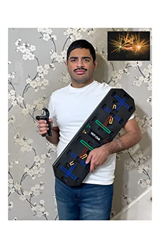 Push Up Board At Home Workout Equipment for Arms Shoulder Chest Back and Hands Pushup board with Hand Grip Foldable Pushup Bar with Color coded positions for Muscle Growth and Strength.