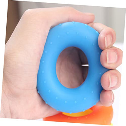 Happyyami 8 Pcs Grip Exerciser Hand Tools for Men Adjustable Gripper for Men Finger Ring Trainer Finger Stretcher Exerciser Multipurpose Tool Fitness Sports Grip Circle