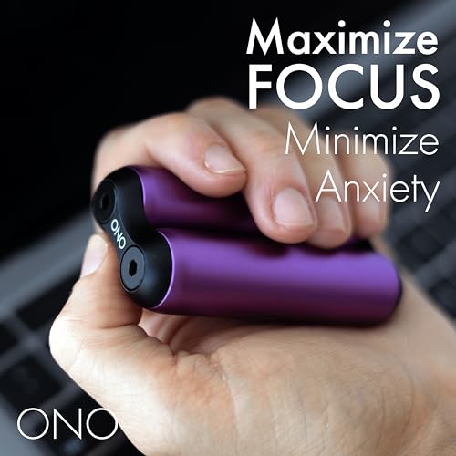 ONO Roller - Handheld Fidget Toy for Adults | Help Relieve Stress, Anxiety, Tension | Promotes Focus, Clarity | Compact, Portable Design (Purple, Junior Size - Aluminum) - size: Junior Size, style: Aluminum - Purple