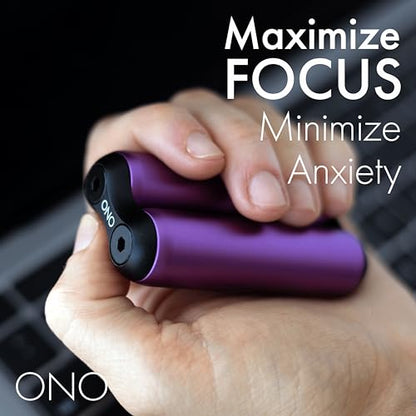 ONO Roller - Handheld Fidget Toy for Adults | Help Relieve Stress, Anxiety, Tension | Promotes Focus, Clarity | Compact, Portable Design (Purple, Junior Size - Aluminum) - size: Junior Size, style: Aluminum - Purple