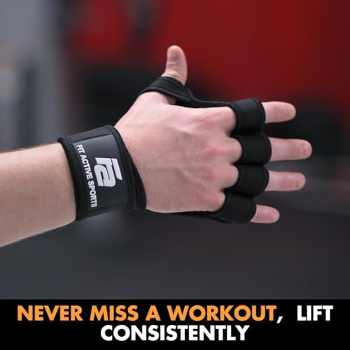 Gripper Weight Lifting Gloves with Wrist Wraps - Extra Grip & Padding for Lifting, Gym Workout, Cross Training Fitness, & Weightlifting. for Men & Women. No Calluses - size: Small