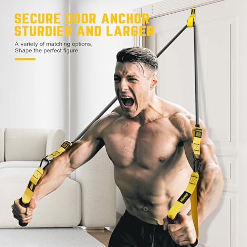 KUZARO Heavy Resistance Bands for Working Out, 300lbs/360lbs Heavy Exercise Bands with Handles, Resistance Bands for Men, Weight Bands Set for Muscle Training, Strength, Yoga, Home Workout Equipment - style: 300lbs