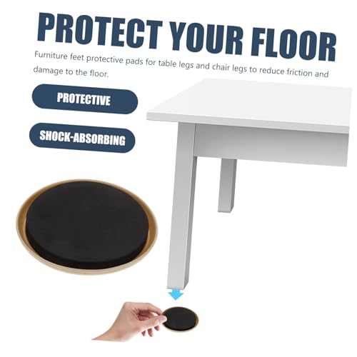 5pcs Round Furniture Moving Sliders Floor Protectors for Chairs and Tables Heavy-Duty Furniture Cushions to Prevent Scratches for Use - size: 8.90X8.90X1.02CM