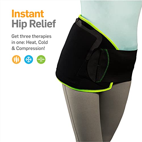 NatraCure Hot or Cold Hip and Lower Back Pain Relief Wrap for Lumbar Backache, Herniated Discs, Stiff Hips, Bursitis, Sciatica, & Arthritis - Hip Replacement Surgery Recovery Gifts - Large/X-Large - size: Large/X-Large (Pack of 1)