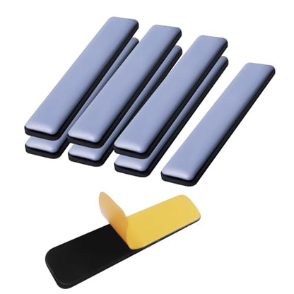 Furniture Sliders for Carpet and Hardwood Floors Adhesive Furniture Glides Self-Stick Furniture Sliders Pads (rectangular25*100mm,8)