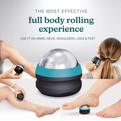 Homedics IcyGlide Portable Massage Roller Ball, Cryo Ball Cold Therapy
