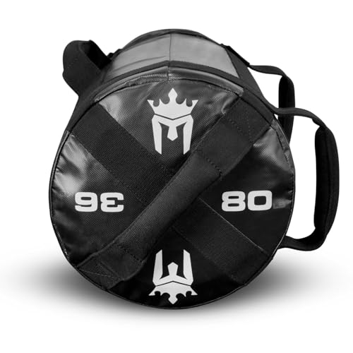 Meister 80lb BEAST Fitness Sandbag Package w/ 3 Removable Kettlebells - Black