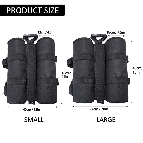 Extra Large Canopy Weight Bags(320 lbs) Set of 4