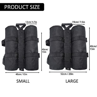 Extra Large Canopy Weight Bags(320 lbs) Set of 4