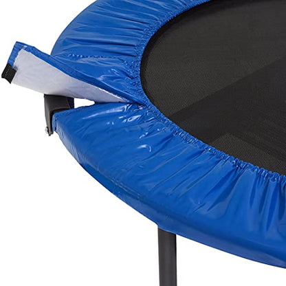 36 Inch Replacement Fitness Trampoline Cover Mini Trampoline Skir Pad Trampoline Side Cover for Round Frames Blue