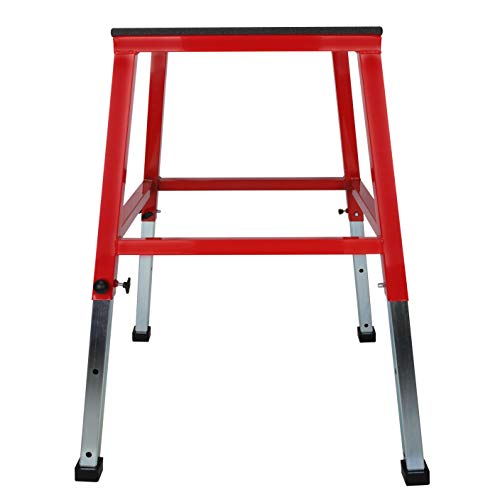 JFIT Plyometric Boxes - Made in Taiwan NO Assembly Required Single - Height Box Set and Adjustable Box Options Plyometric Platform and Jumping Agility Box for Training Conditioning Strength Training - style: 18"- 30" Adjustable (Single Plyo Box)