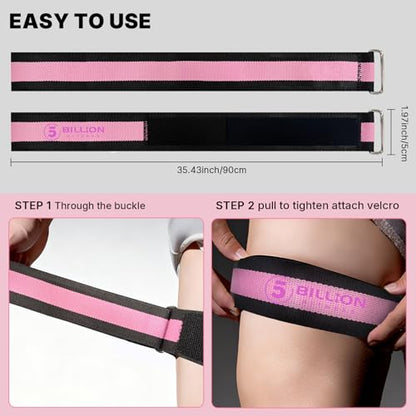 BFR Booty Bands for Women Glutes - Blood Flow Restriction Bands for Hip & Leg Building, Occlusion Training Bands for Butt Lift, Squats & Thighs, Pro Muscle Growth Straps for Squat& Fitness