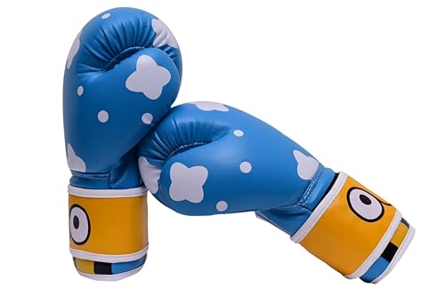 Kids Boxing Gloves – Cartoon Design Training Gloves for Boys & Girls | Comfortable Padding, Secure Wrist Support for Boxing, Kickboxing & Martial Arts
