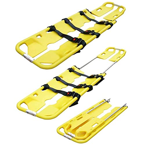 Folding Scoop Stretcher,Lightweight Fire Emergency Medical Flat Folding Stretcher Portable Patient Transfer Board,for Hospital Home