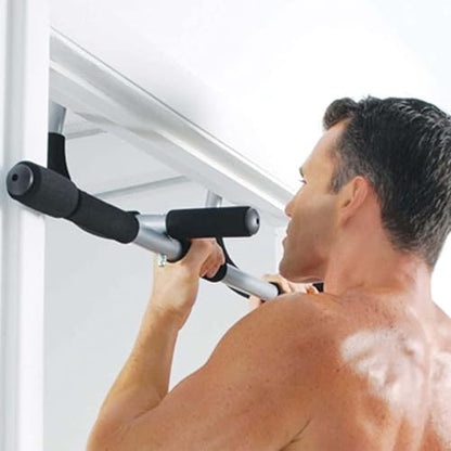 Heavy Duty Pull Up Bar for Doorway–No Screws, Multiple Grip Chin Up Bar for Home Gym Multi-Function for Push-Ups,Sit-Ups
