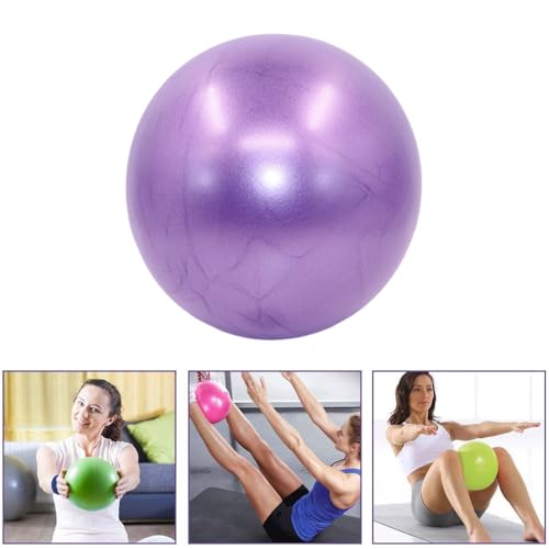 Pilates Ball, Non-Slip Yoga Fitness, Anti-Burst Small Exercise Ball - color: Dark purple