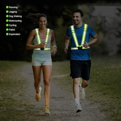 Reflective Vest Running Gear, 2-10Pack High Visible Safety VES - color: Green