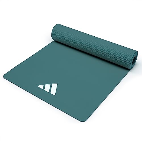 adidas Yoga Mat - Eco Friendly - Non Slip, Durable Textured Surface, 8mm