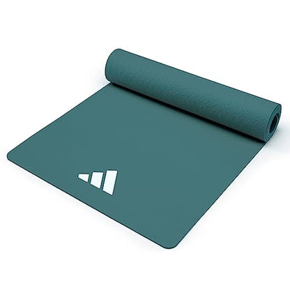 adidas Yoga Mat - Eco Friendly - Non Slip, Durable Textured Surface, 8mm