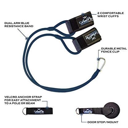 Arm Pro Band Baseball Softball Resistance Training Bands - color: Blue, Elite/College/Pros