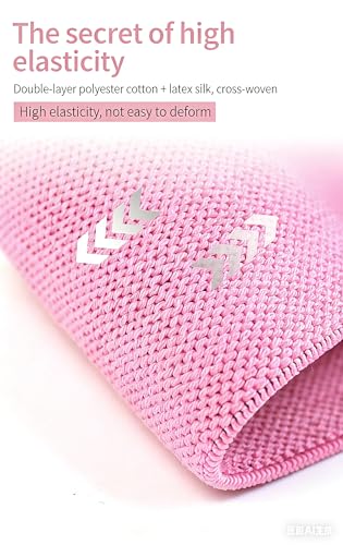 Non-Slip Fabric Resistance Bands Set, 3 Levels of Exercise Bands for Working Out - Durable & Portable Strength Training for Home Gym, Physical Therapy, Yoga & Stretching - Fitness for Men & Women