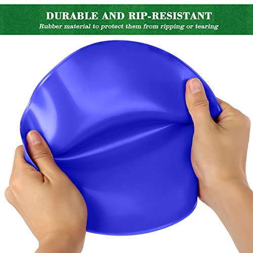Poly Spots 4 Inch & 9 Inch Non-Slip Flat Cones Spot Markers for Gym Floor - style: Blue 12 Pcs 9inch