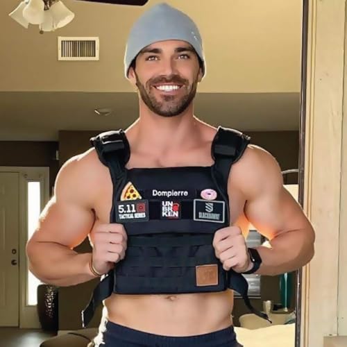 Unbrokenshop.com Sand Plates for Weight Vest - Excellent for Mobility, Ergonomic, Adjustable and Portable - Perfect Weights to Add to Your Vest For Fitness Exercise (Pair)
