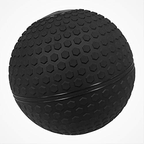 GYMENIST Weighted No Bounce Slam Ball Intensive Workout Training Gym Exercise Weight Balls Equipment - size: 20-LB, style: Black Classic