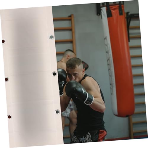 POPETPOP Triplet Boxing Sandbag Wall-Mounted Fitness Workout Sandbag 110x40cm Empty Boxing Bag for Martial Arts Training and Strength Conditioning