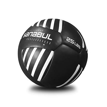 Sanabul Lab Series 14-inch Medicine Ball for Exercise Cross Training Essential Core Workouts and Explosive Fitness Exercises Weighted Ball - size: 25 lbs