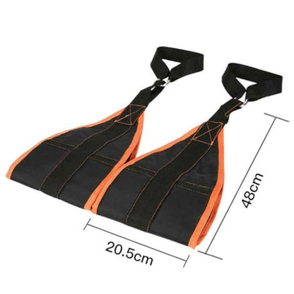 Hanging Ab Straps Set for Core Strength Training, Sturdy Portable Gym Ab Training Belt with Adjustable Suspension, Household Workout Gear for Home and Gym Use