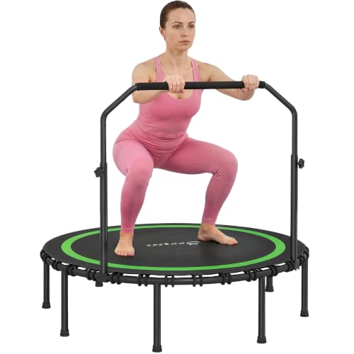 Soozier 45/48" Rebounder Trampoline for Adults 440lbs Mini Trampoline - color: Green, size: 48"