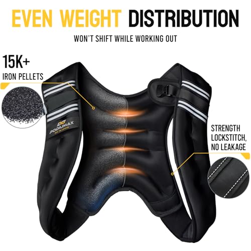 Weighted Vest for Women, Comfort-Fit with Adjustable Straps & Phone Bag, 6/8/12/16/20/25/30LB Womens Weighted Vest for Faster Weight Loss, Walking Strength Training Running