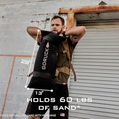 GORUCK Fitness Simple Sandbag – Strength Training Equipment for Body Workout, Endurance, Weightlifting & Yoga - for Home, Gym, and Outdoor Use